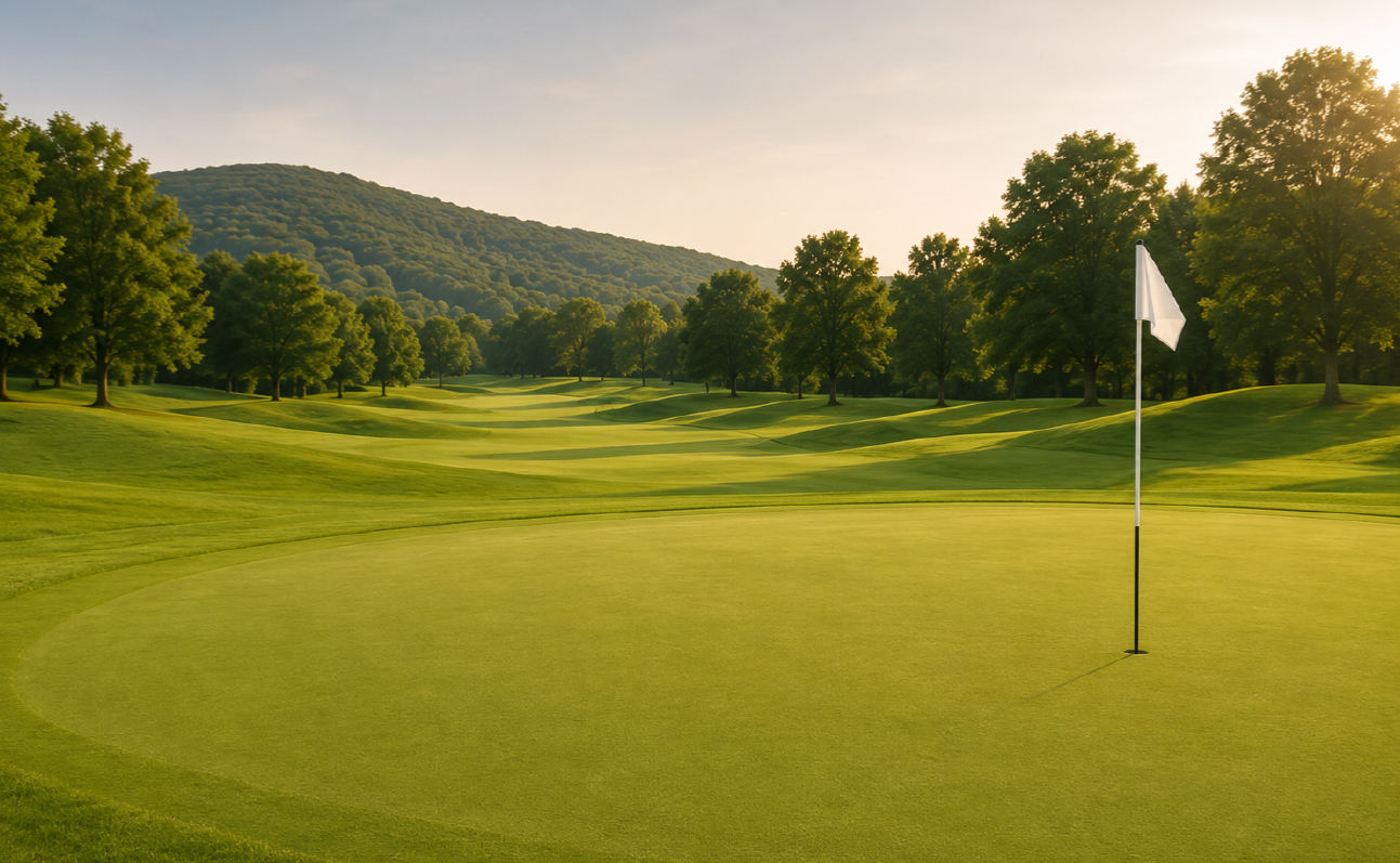 Golfplatz Fotoaufnahme